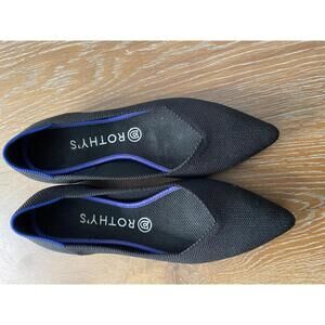 Rothy's Black Pointed Toe Flats
